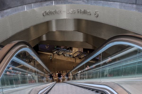 La station Châtelet-Les Halles, à Paris.