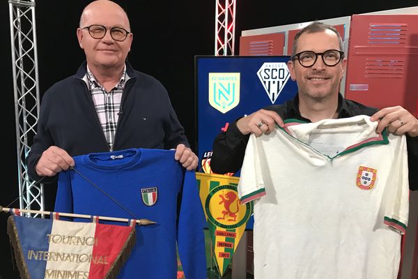 Michel Allemand, président du tournoi de Montaigu est l'invité d'#USBFOOT et d'Anthony Brulez