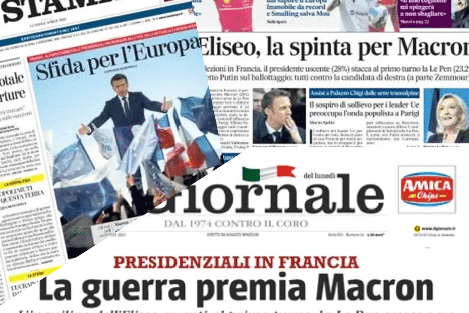 In Italia, una selezione di “Macron a sorpresa” e creazioni per l’Europa