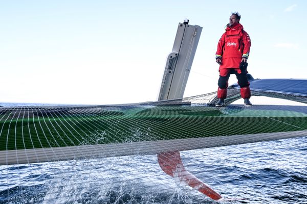 Thomas Coville attend la bonne fenêtre météo pour s'élancer pour le trophée Jules Verne.