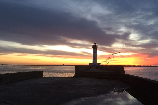 Le vieux Môle à Saint-Nazaire, décembre 2017