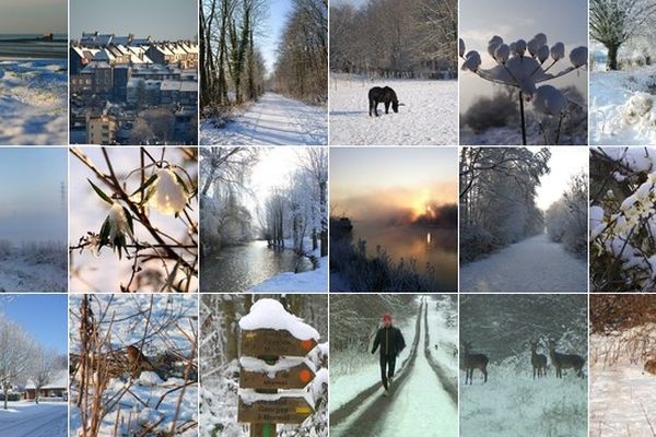 18 photos de la neige en Nord Pas-de-Calais, parmi celles envoyées à France 3. 