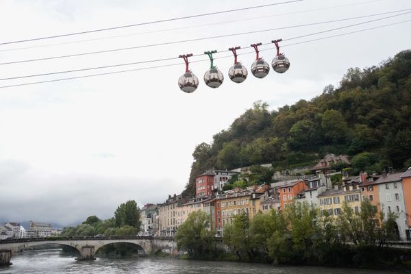 Le téléphérique de la Bastille, à Grenoble, est fermé jusqu'au 8 février 2025 pour cause de maintenance.