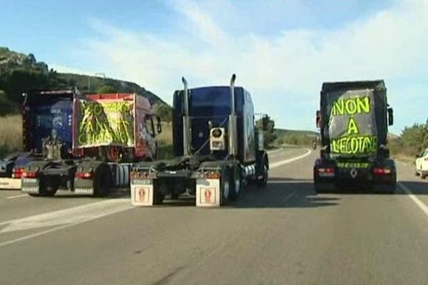 Manifestation contre l'écotaxe