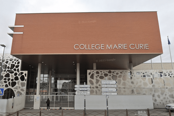 Collège Marie Curie, à Tourcoing, dans le Nord.