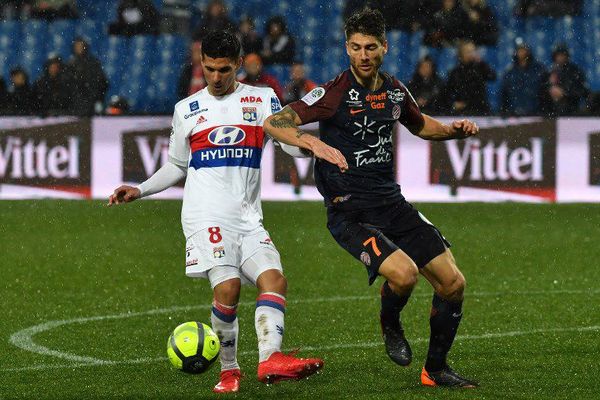 Match nul entre Montpellier et Lyon lors de la 28e journée de Ligue 1 - Mars 2018