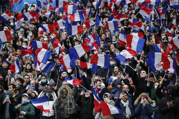 Les supporters des Bleus venus en masse