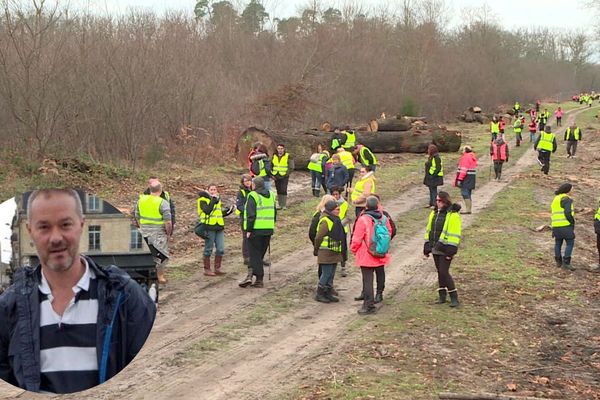 500 personnes ont répondu présentes pour participer à la battue en forêt de Compiègne afin de retrouver Sylvain, cycliste porté disparu depuis le 31 décembre.