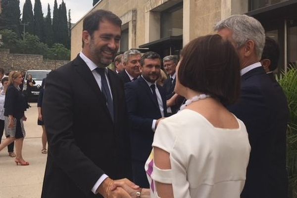 Christophe Castaner était ce matin à Aix-en-Provence pour parrainer la promotion 2018-2019 de l'Institut du droit des affaires