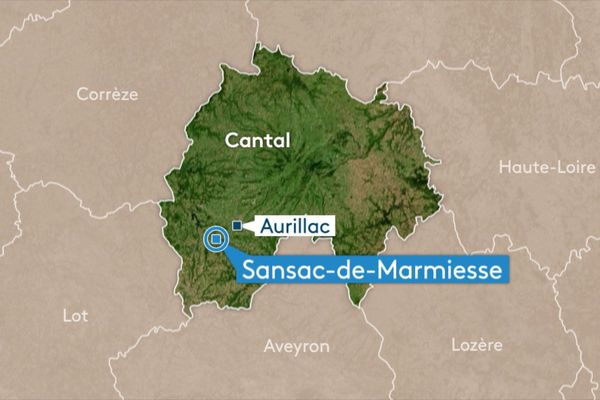 La RN 122 a été coupée partiellement à Sansac-de-Marmiesse, près d'Aurillac (Cantal).