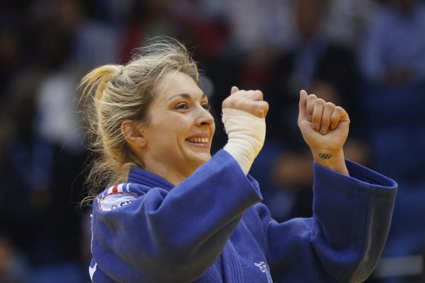 Automne Pavia, lors des championnats du monde de judo en Russie, en août 2014.