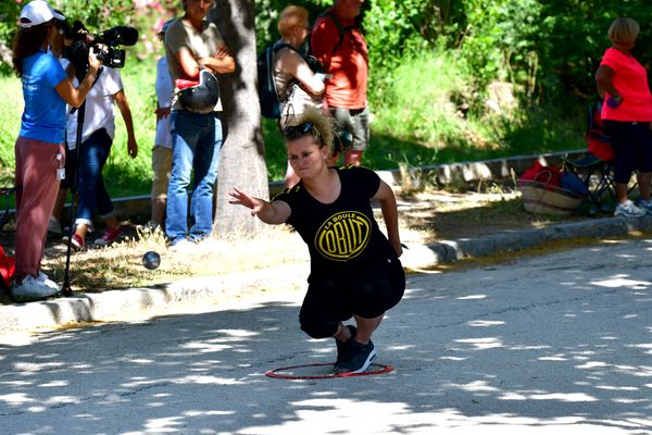 Le Grand Prix féminin lors du Mondial La Marseillaise à pétanque 2021.