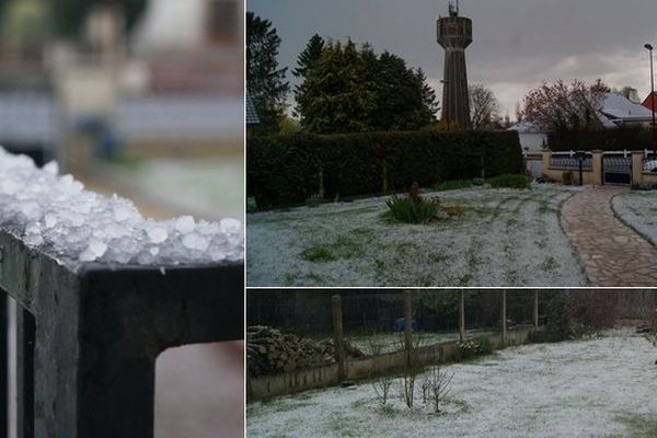 Grêle dans le Cambrésis dans ce dimanche après-midi. 