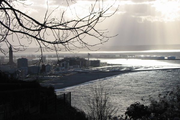 Un LUNDI pluvieux au Havre.