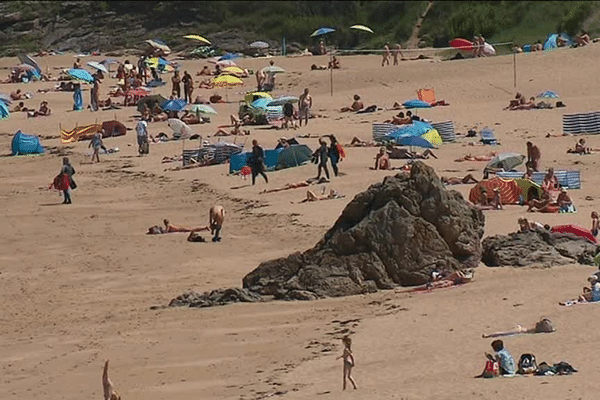 La plage comme un jour d'été