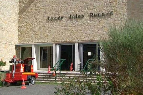 Le lycée Jules Renard à Nevers a été victime d'une importante fuite d’eau cet été