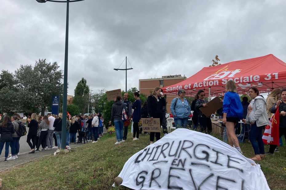 for the first time in 22 years, the staff massively on strike at the Clinique des Cèdres