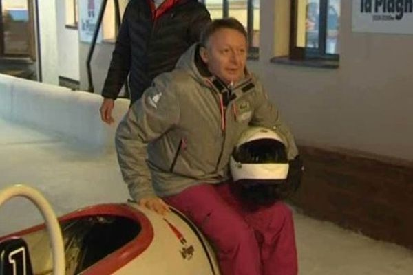 Thierry Braillard a testé le bobsleigh