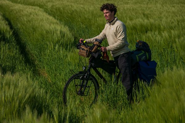 Arnaud Gilles parcourra 7 600 kilomètres en solitaire à travers l'Europe à partir du 13 août.