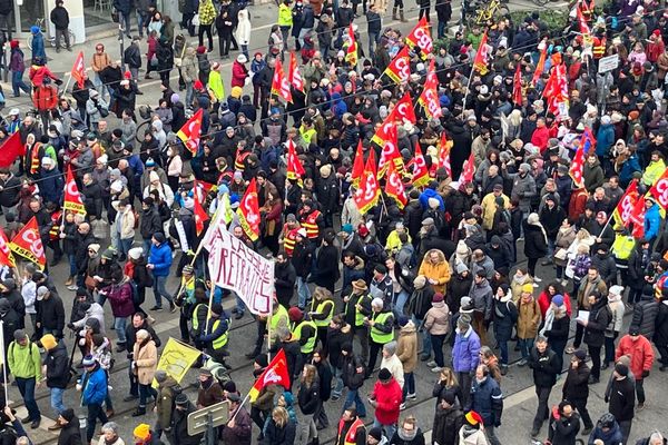 Mobilisation à Grenoble mardi 31 janvier contre la réforme des retraites.