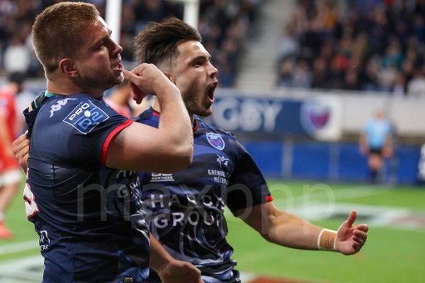 Le 23 mai 2024, Grenoble-Dax affrontait Dax lors d'un barrage de Pro D2, match de Pro D2.