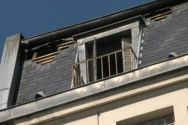 L'hôtel Métropole d'Aix-les-Bains a été fortement endommagé par les flammes.