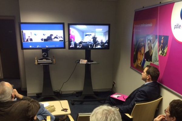 Visio conférence de presse pour Pôle Emploi