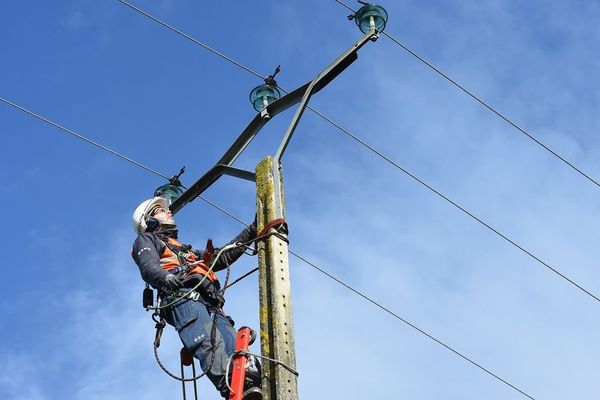 Environ 5 500 foyers auvergnats ont été privés d'électricité en raison des intempéries.