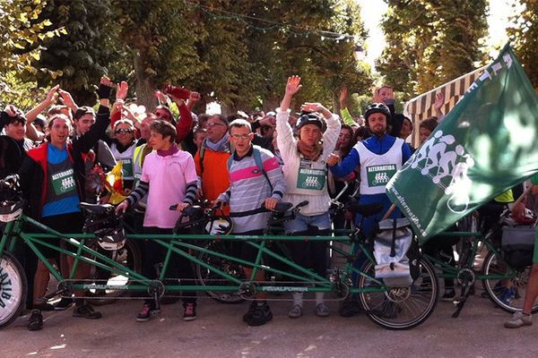 La caravane Alternatiba à Beaugency