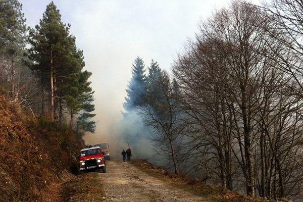 l'un des 7 incendies encore en cours en Ariège