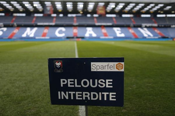 Le stade Malherbe de Caen impraticable en raison des intempéries