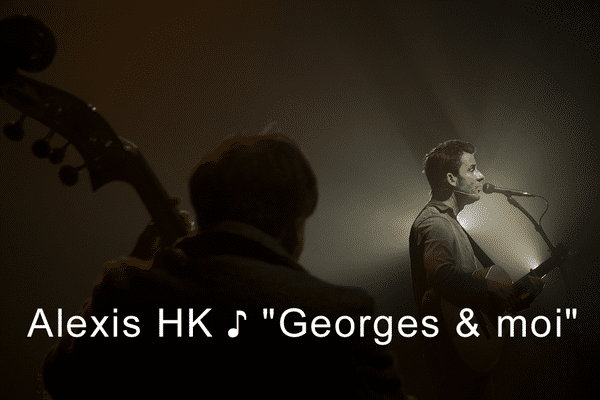 Alexis HK lors de sa tournée "Georges et moi"