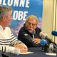 Le fondateur du Vendée Globe, Philippe Jeantot, aux côtés du maire des Sables d'Olonne Yannick Moreau.