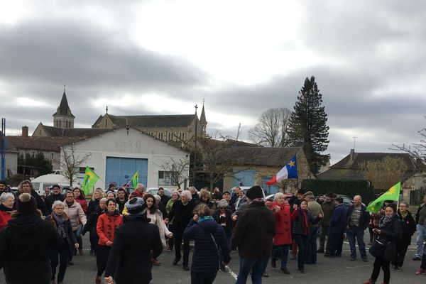 Les opposants à l'usine de méthanisation