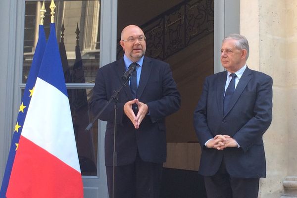 le 22 juin 2017 : Stéphane Travert arrive au Ministère de l'Agriculture - 