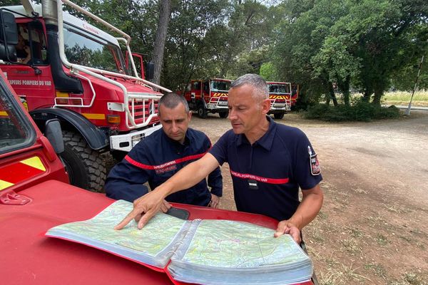 Les pompiers du Var sont en alerte face au risque incendie comme ici, dans le massif des Maures.