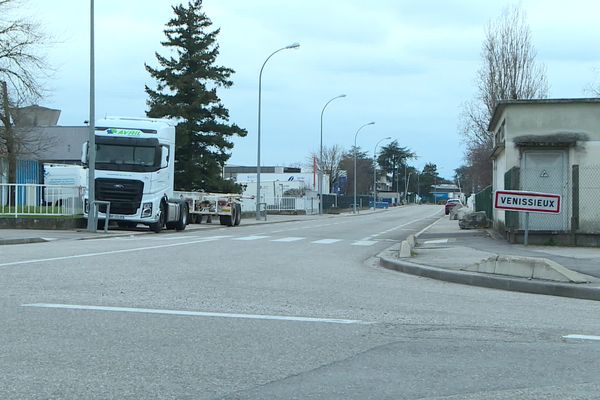 La zone industrielle de Vénissieux où se sont déroulés les faits