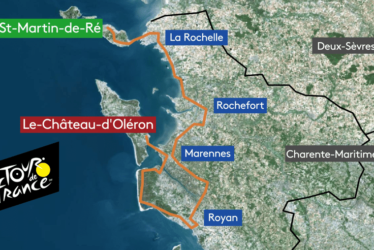 Tour De France Decouvrez Le Trace Des Trois Jours D Etape En Poitou Charentes