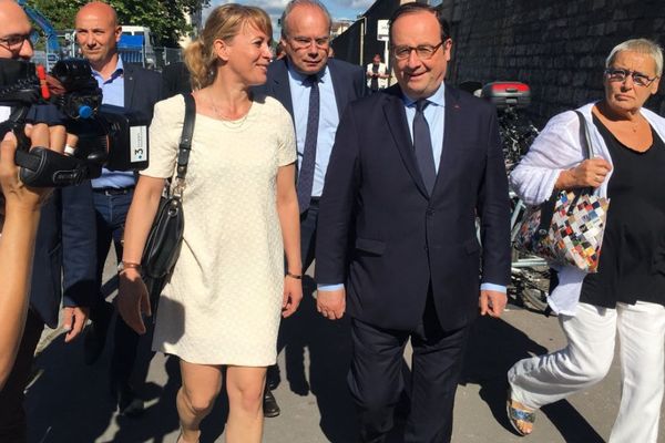 François Hollande est à Dijon lundi 19 juin 2018. A son programme figure notamment une séance de dédicace de son dernier livre "Les leçons du pouvoir"