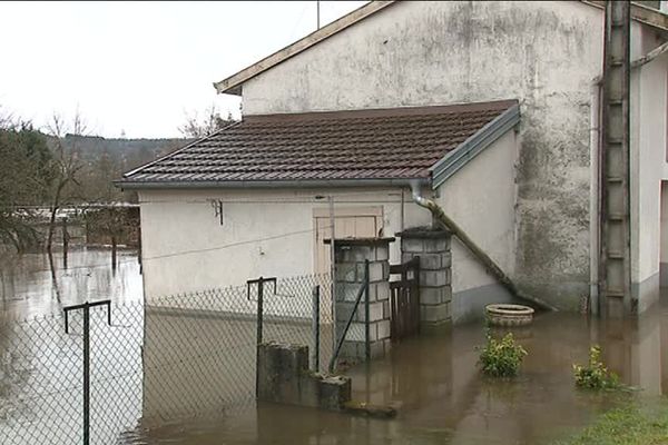 Nombre d'habitations ont été touchées par les crues