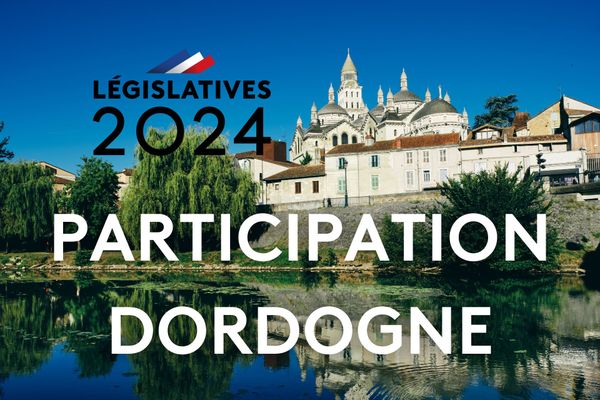 La participation pour le second tour des législatives du 7 juillet 2024 en Dordogne