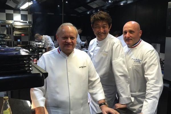 Joël Robuchon avec Tomonori Danzaki