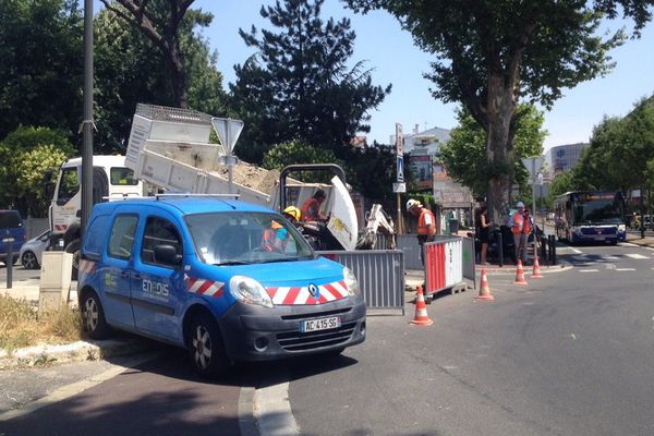 Les employés d'Enedis le jour de la panne.