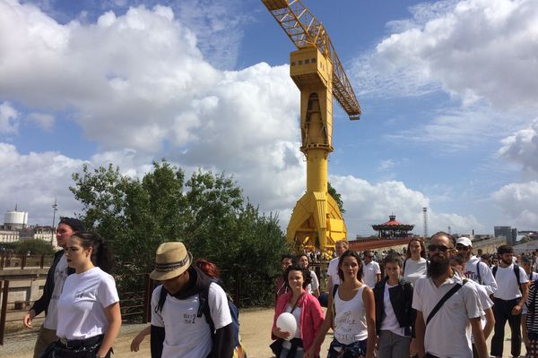 Marche blanche en hommage à Steve Maia Caniço, nantes, le 10 août 2019