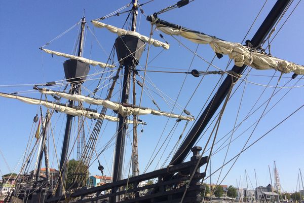 La Nao Victoria fait escale à La Rochelle jusqu'au 5 septembre