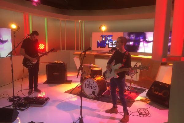 Le groupe The Wipes s'était produit sur le plateau de France 3 Lorraine dans le cadre de Musiques! en février 2019