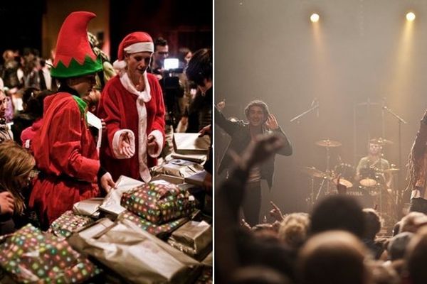 1 jouet achetée = 1 place de concert = 1 enfant heureux, c'est le principe de l'opération "Le Père Noël est un rocker".