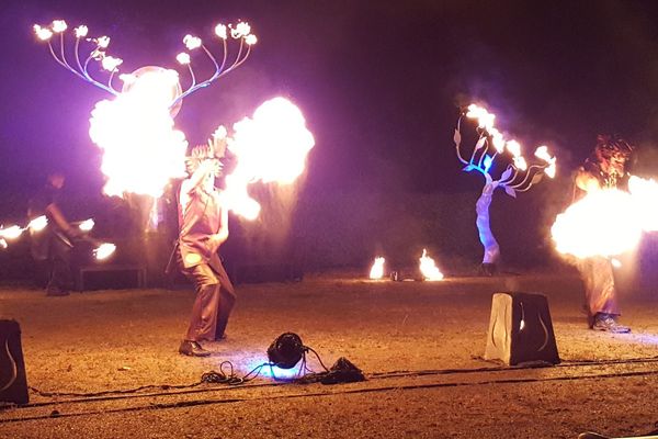 Cie L'Arche en Sel, lors de la soirée d'ouverture jeudi 5 juillet.