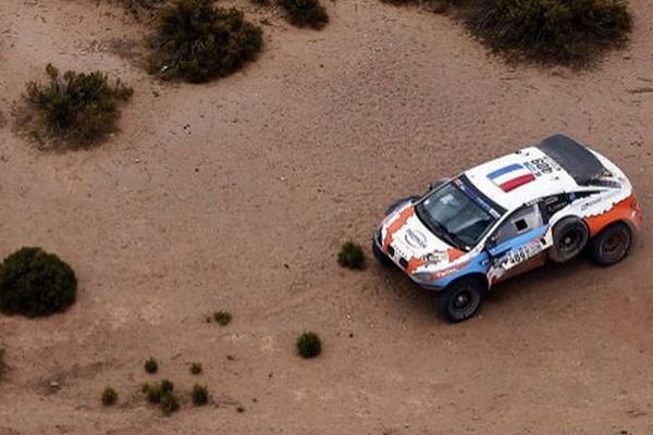 Le buggy de Lionel Baud sur le Dakar 2016