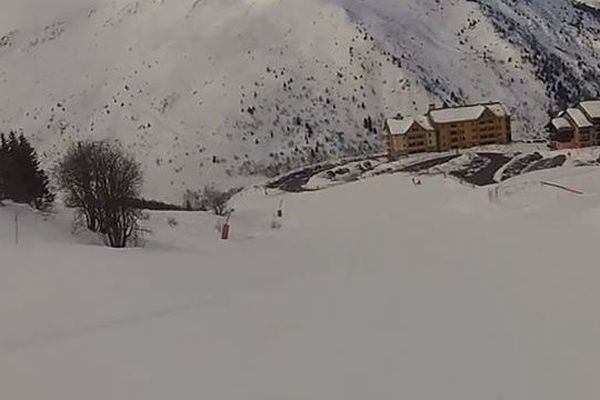 Piste de la Chaudanne à Valmeinier